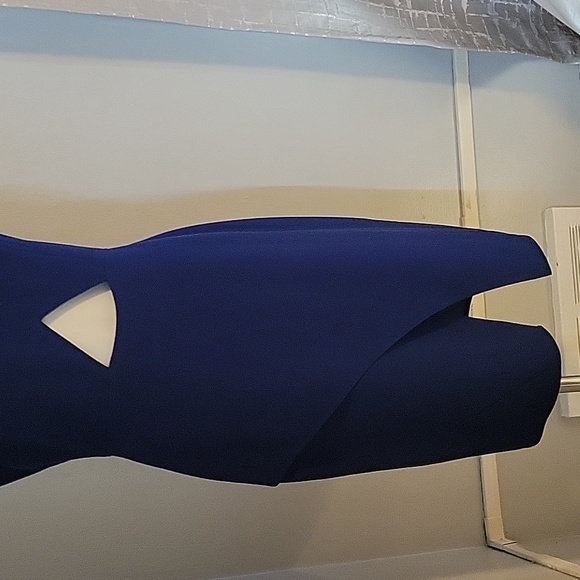 NWT Deep Royal Blue Dress with Cut-Out - Picture 3 of 8